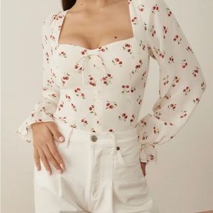 Reformation Chase Top. New without tags. Size 4.